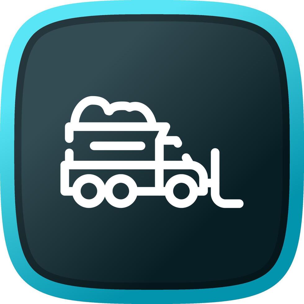 Snowplow Creative Icon Design vector