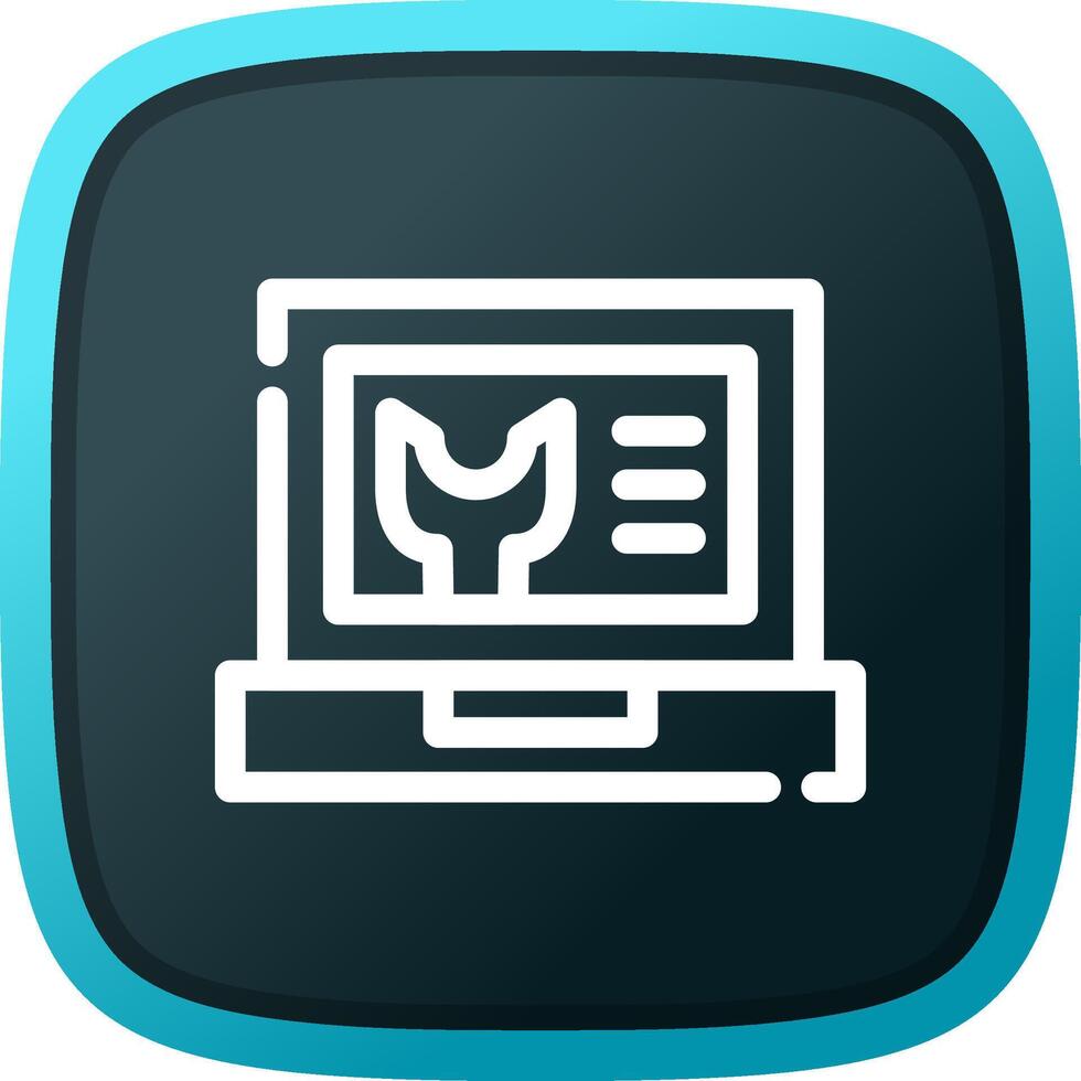 Web Maintenance Creative Icon Design vector