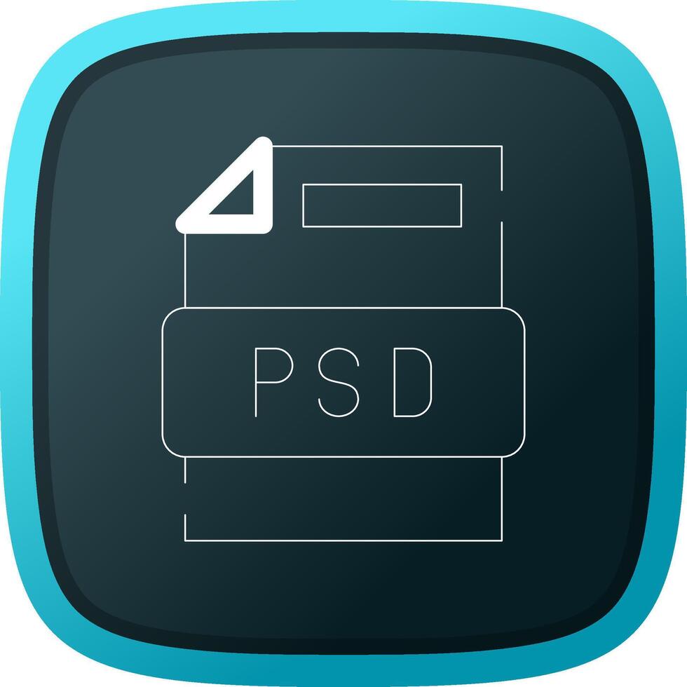 diseño de icono creativo de archivo psd vector