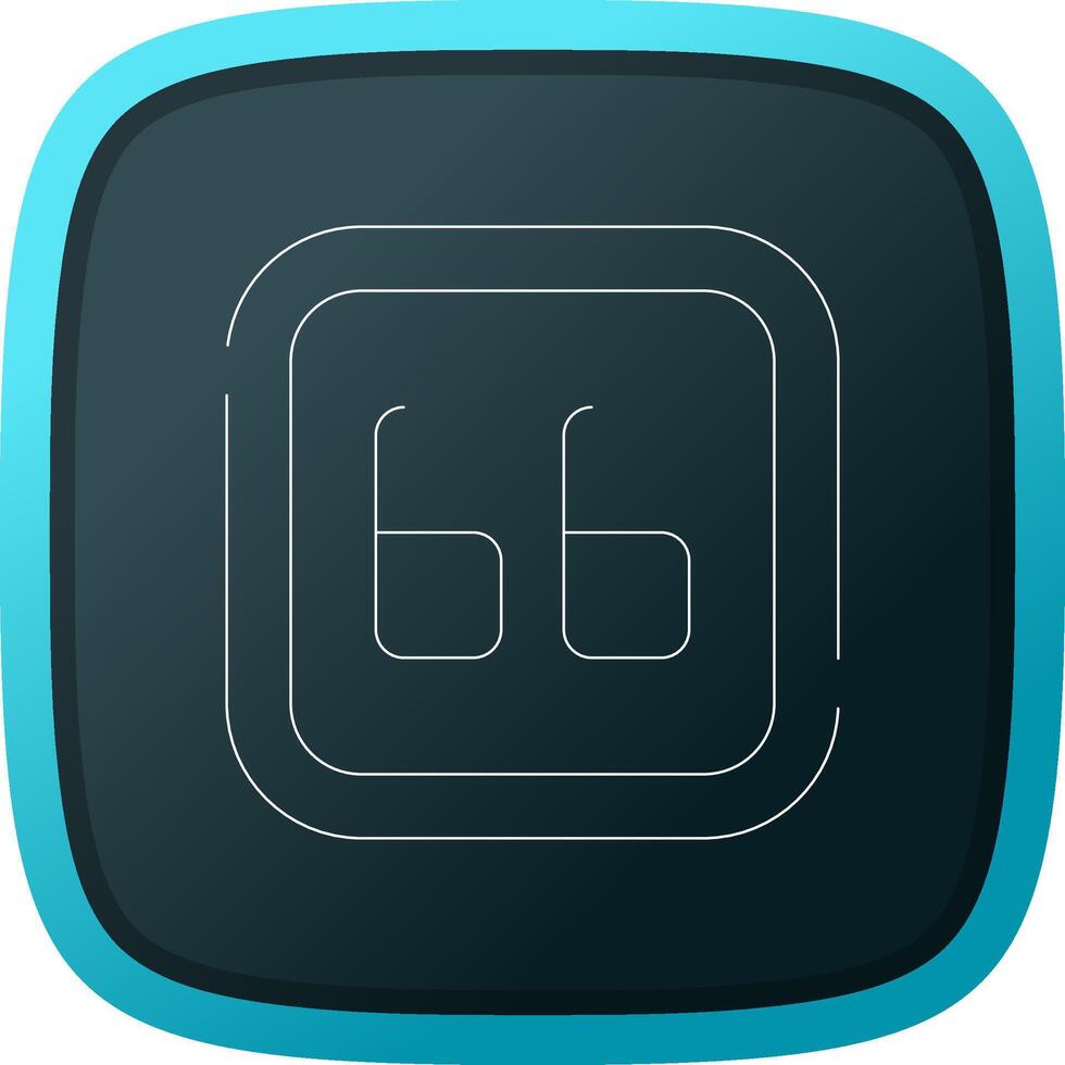 Quotation Creative Icon Design vector