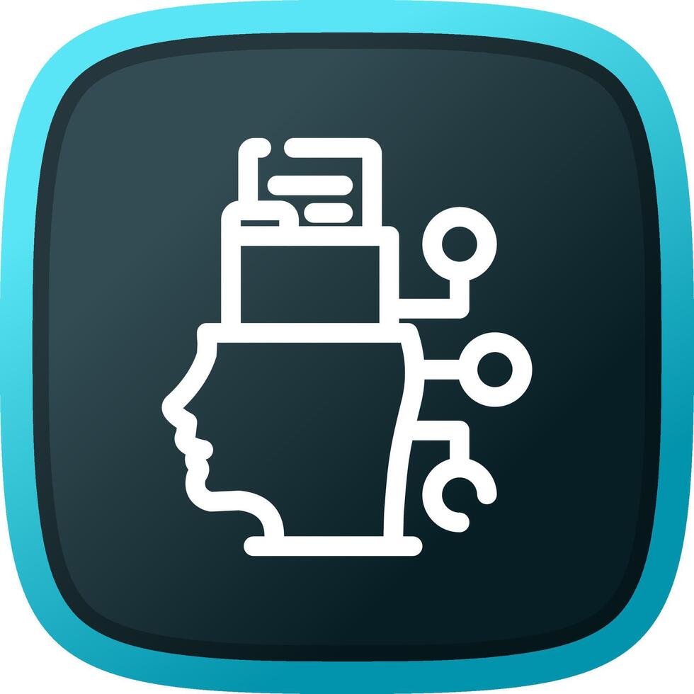 Intelligent Data Creative Icon Design vector