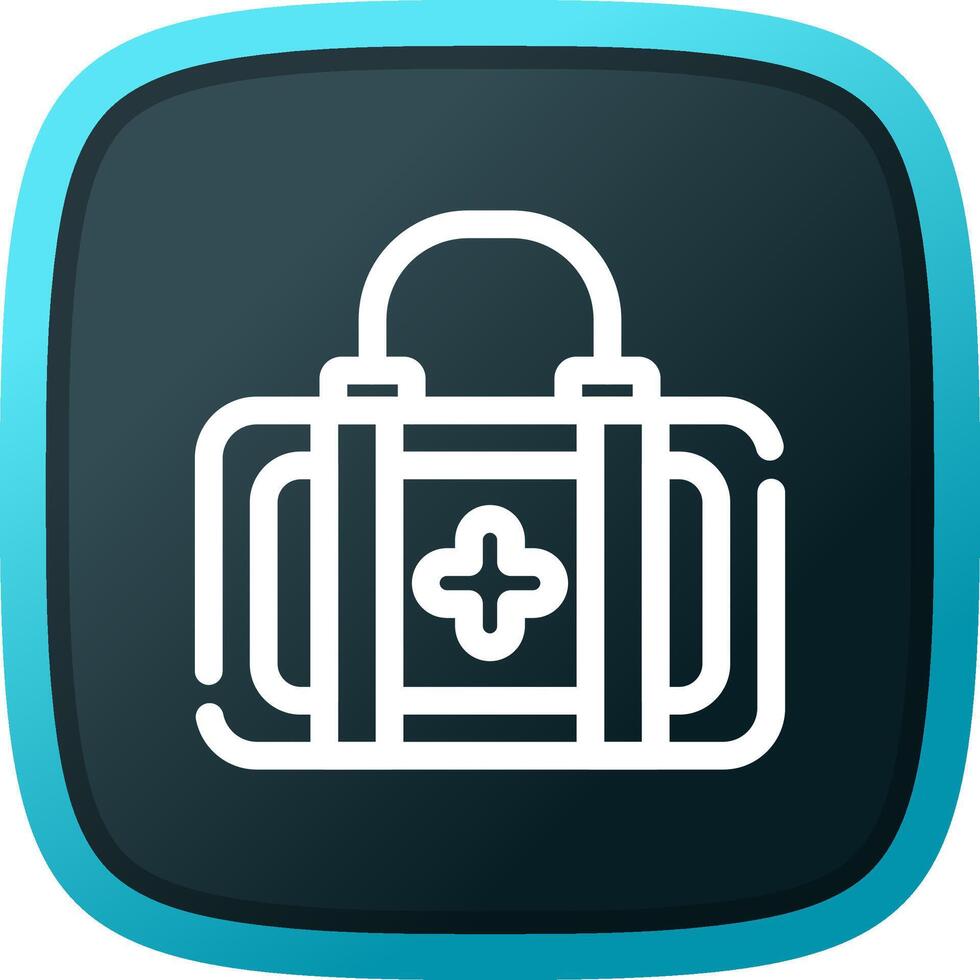 First Aid Kit Creative Icon Design vector