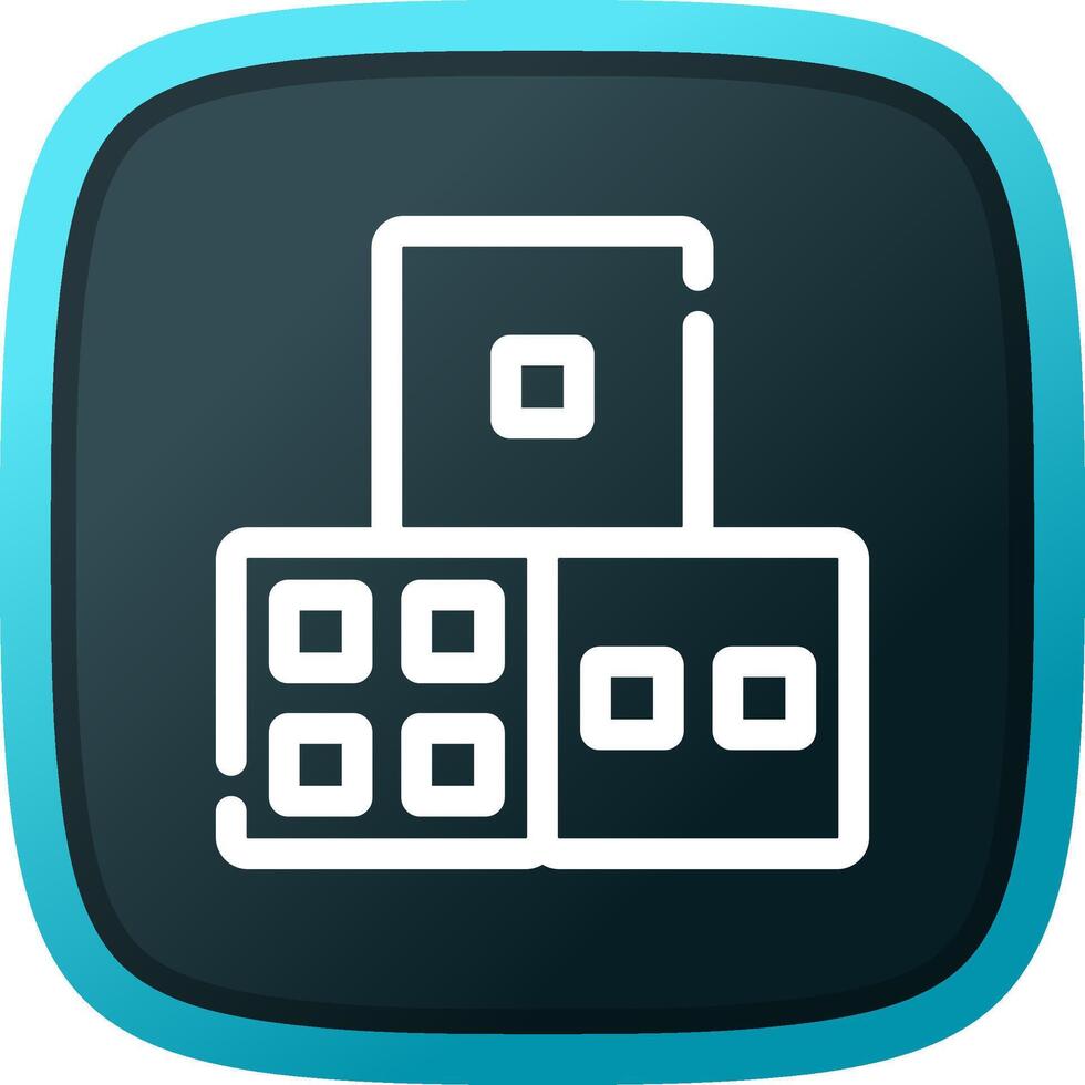 Dice Creative Icon Design vector