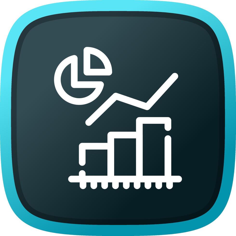 Statistical Analysis Creative Icon Design vector