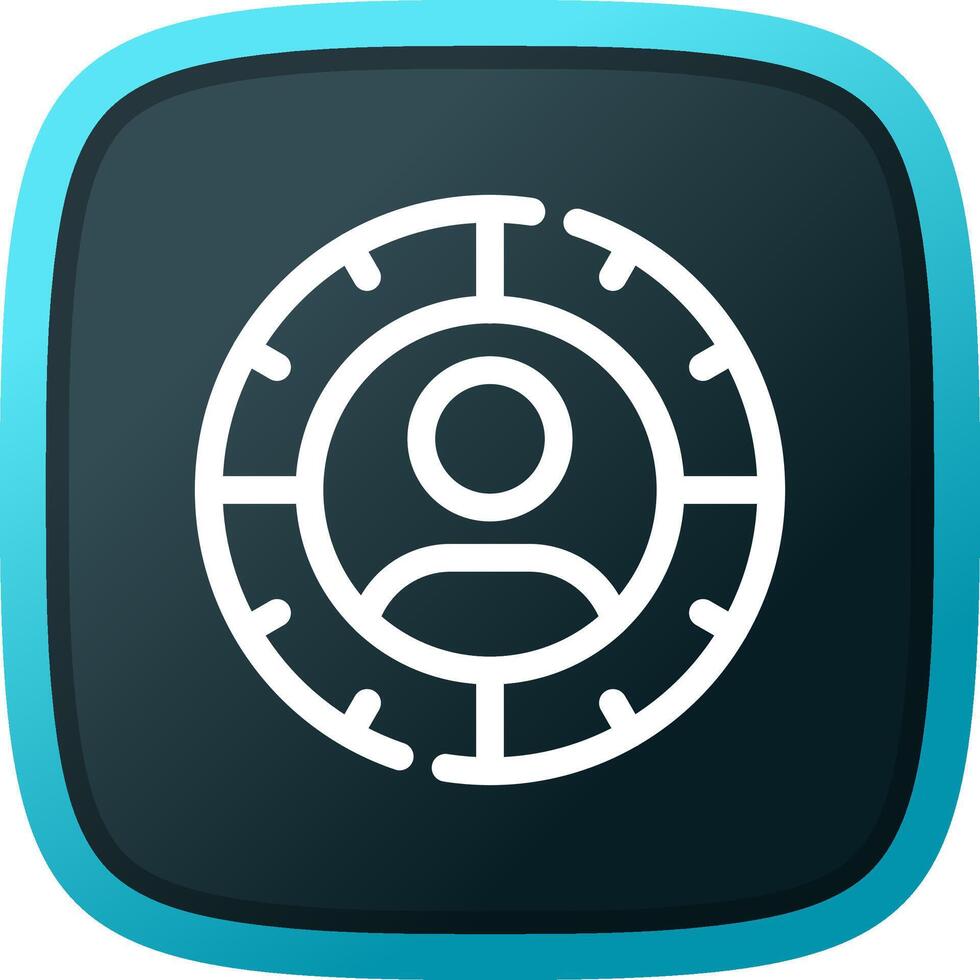 Target Audience Creative Icon Design vector