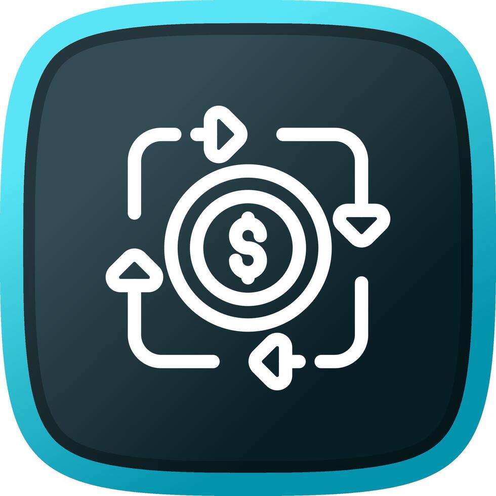 Revolving Fund Creative Icon Design vector