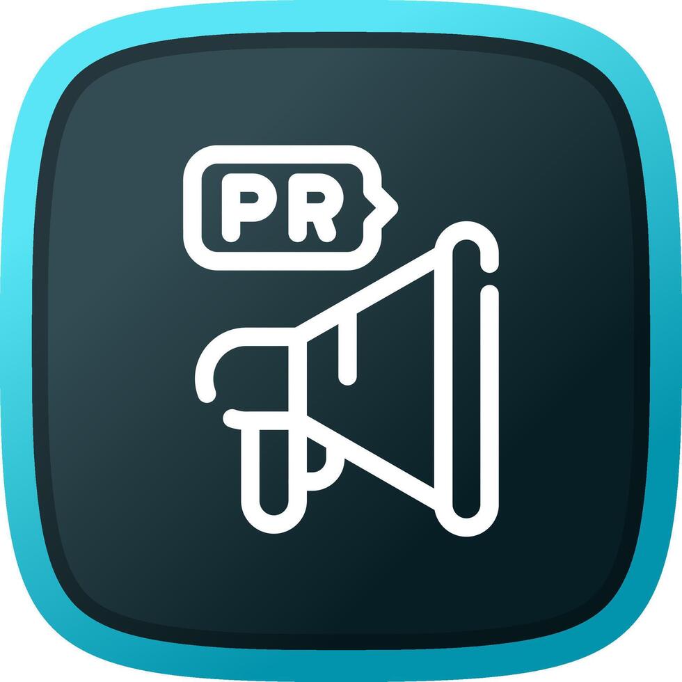 Public Relations Creative Icon Design vector