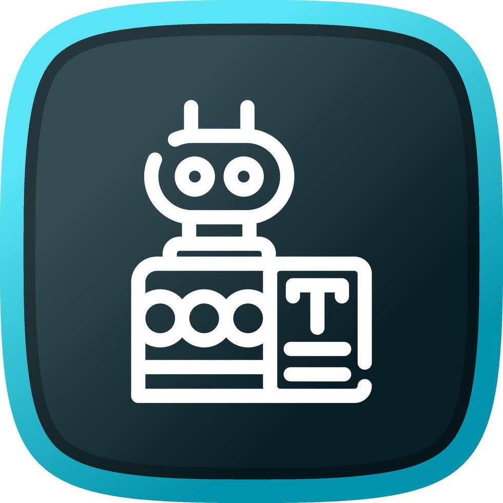 Bots Copywriting Creative Icon Design vector