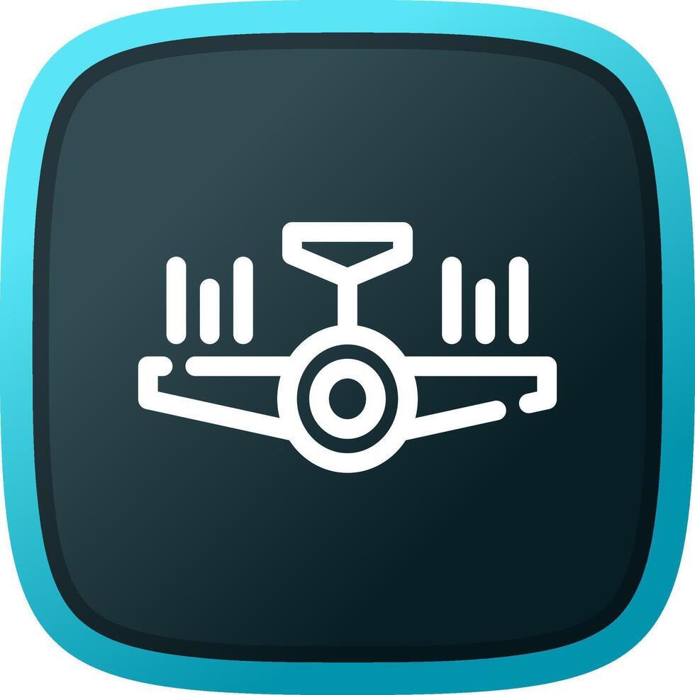 Airplane Creative Icon Design vector