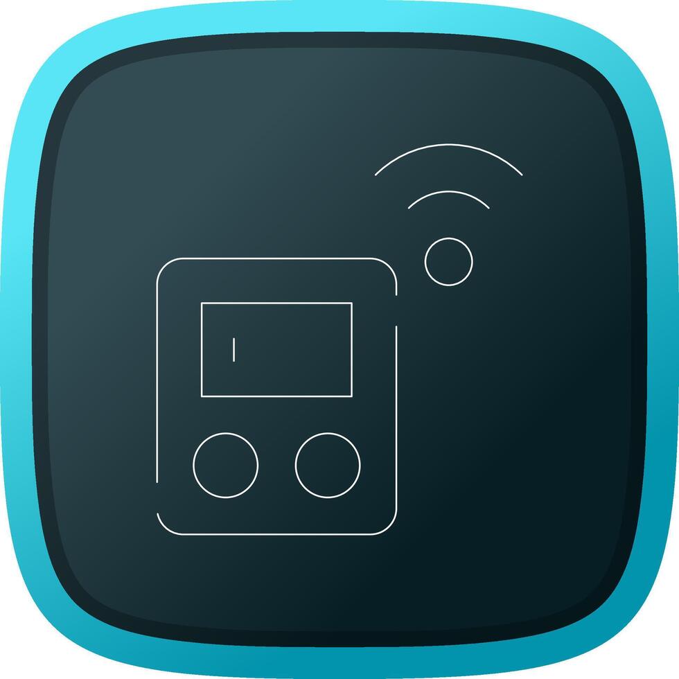 Smart Meter Creative Icon Design vector