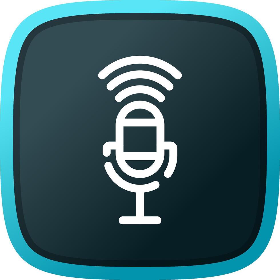 Voice Control Creative Icon Design vector