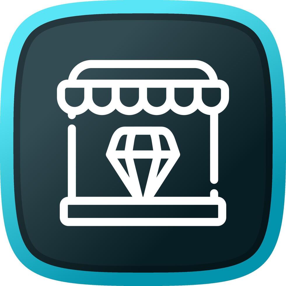 Diamond Shop Creative Icon Design vector