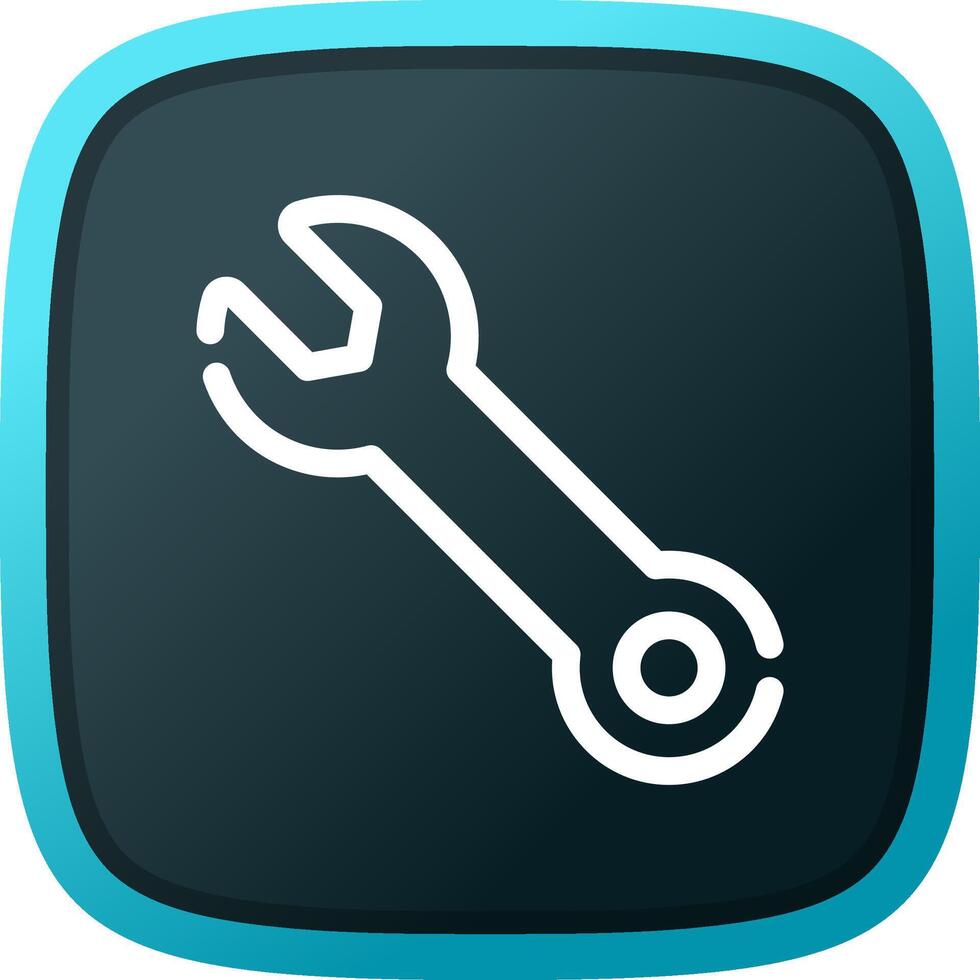 Wrench Creative Icon Design vector