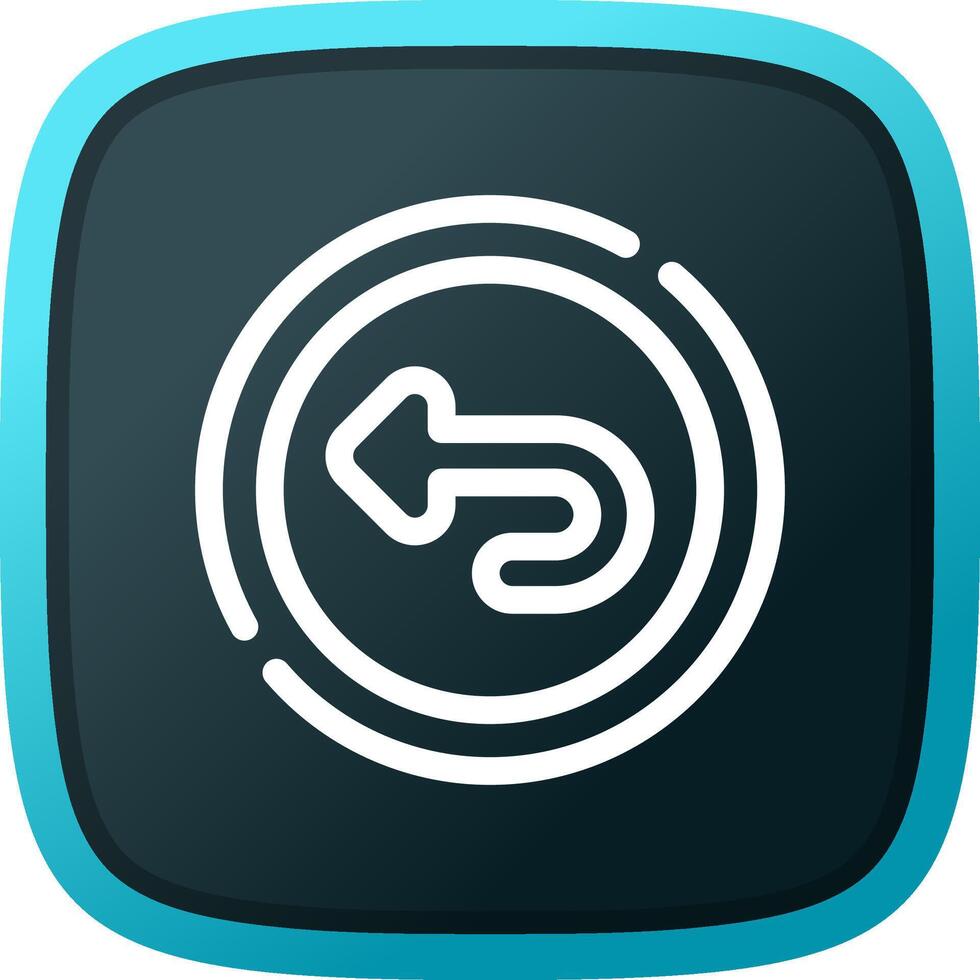 Undo Creative Icon Design vector