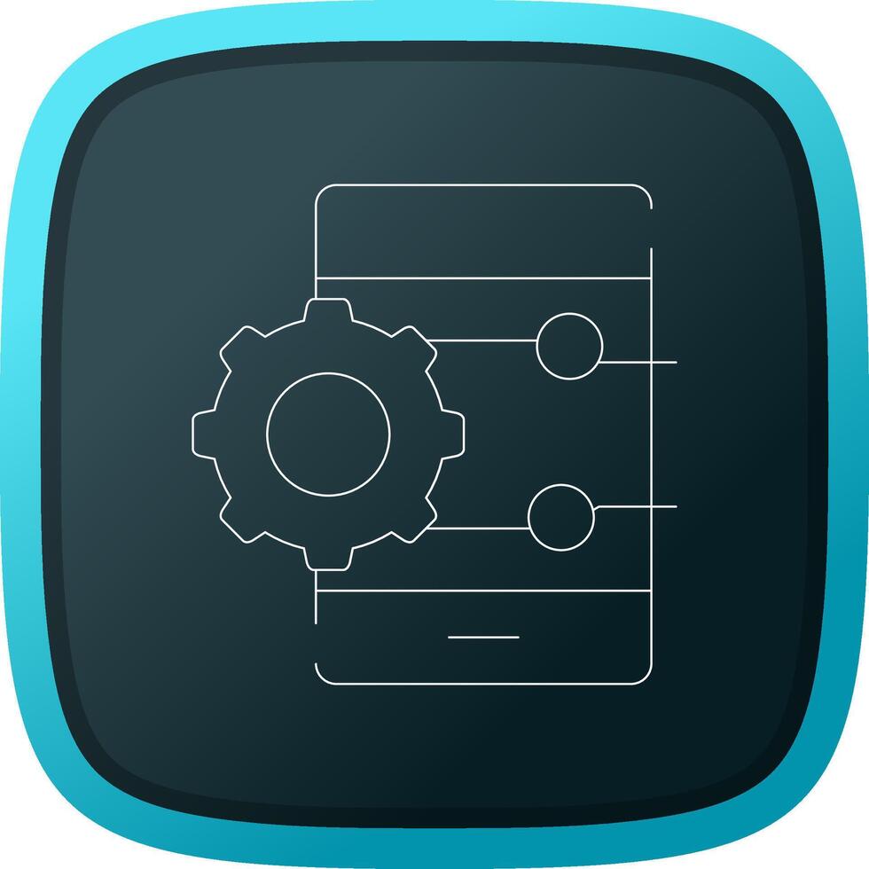Project Management App Creative Icon Design vector
