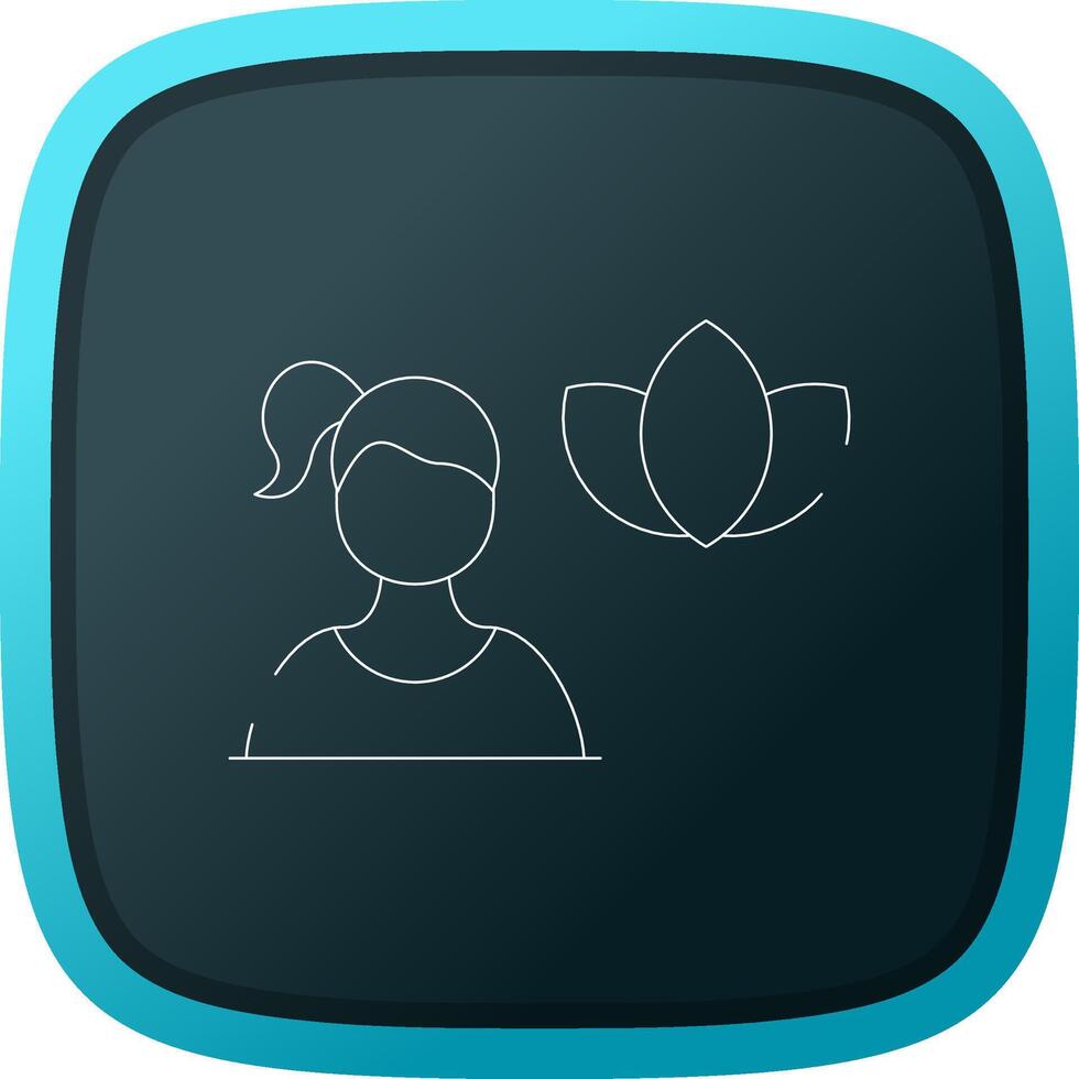 Meditation Creative Icon Design vector