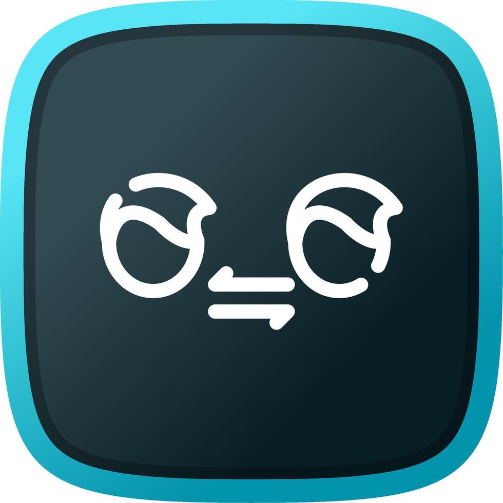 Face to Face Contact Creative Icon Design vector