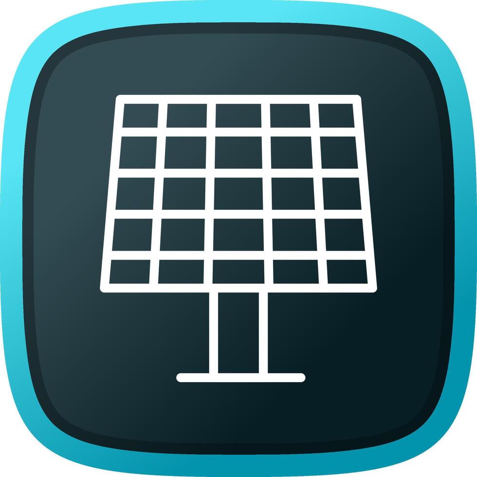 Solar Panel Creative Icon Design vector