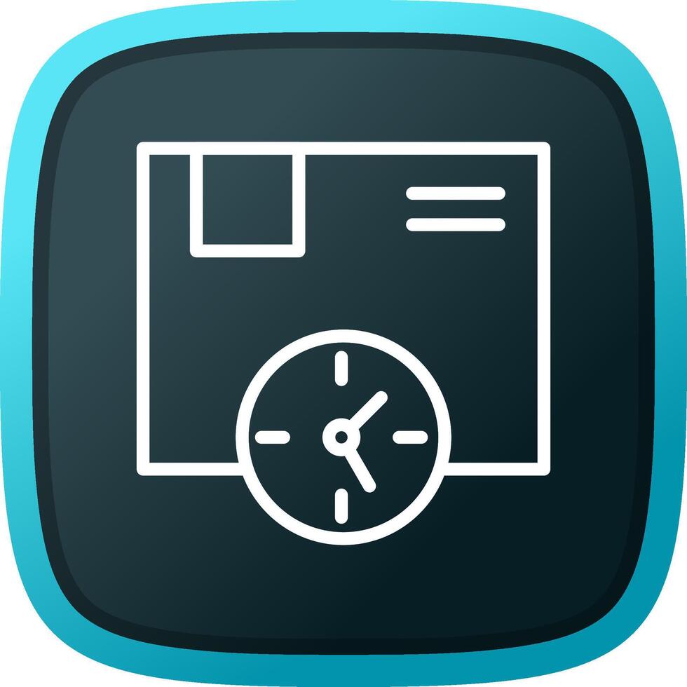 Delivery Time Creative Icon Design vector
