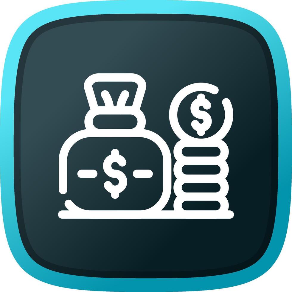 Fixed Deposit Creative Icon Design vector