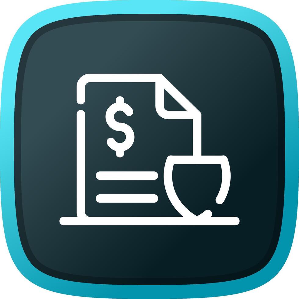 Documentation Fee Creative Icon Design vector