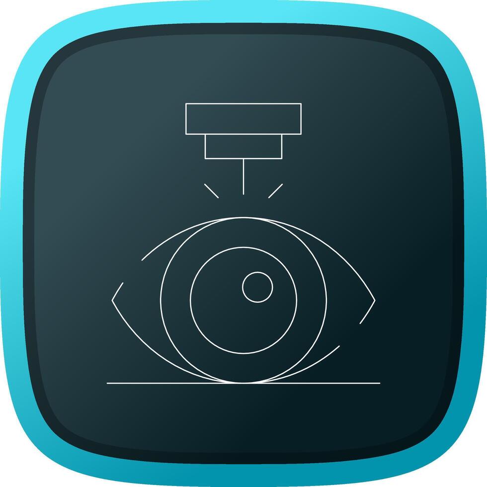 Laser Vision Correction Creative Icon Design vector