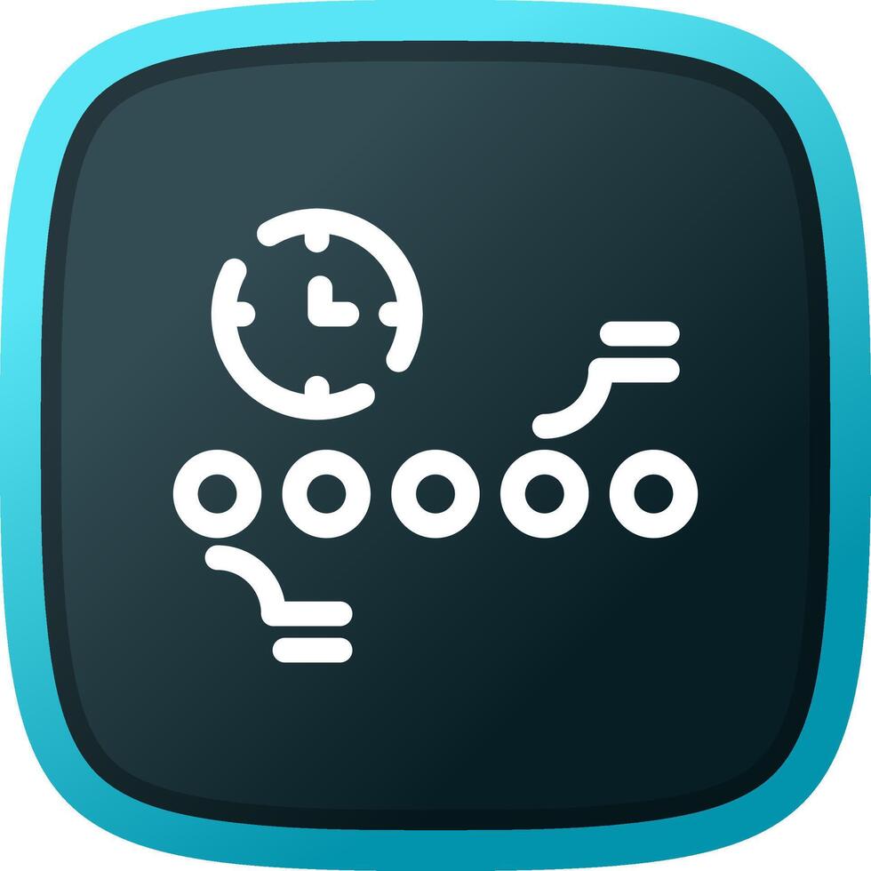 Circle Accent Timeline Creative Icon Design vector