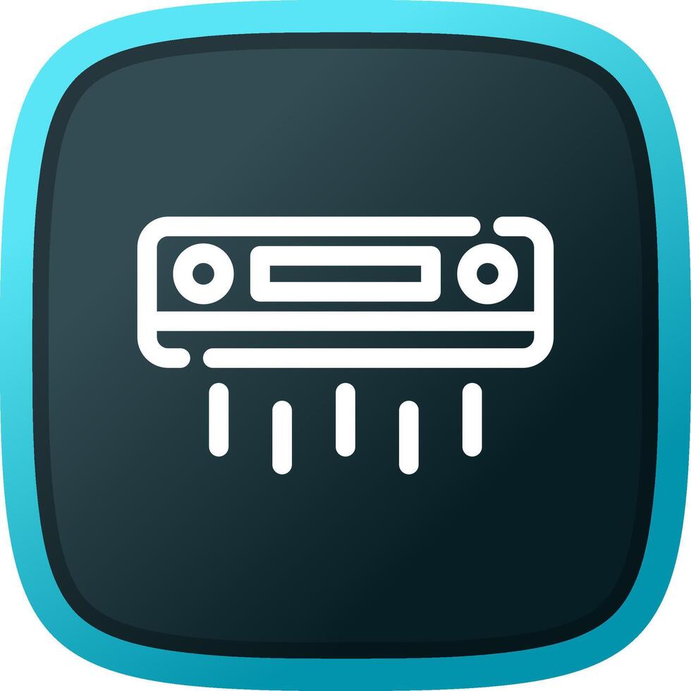 Air Conditioning Creative Icon Design vector