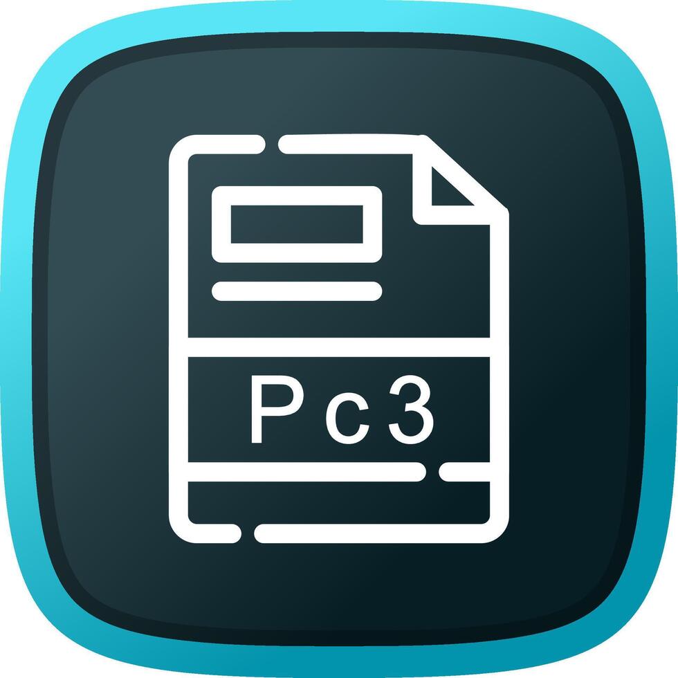 PC3 Creative Icon Design vector