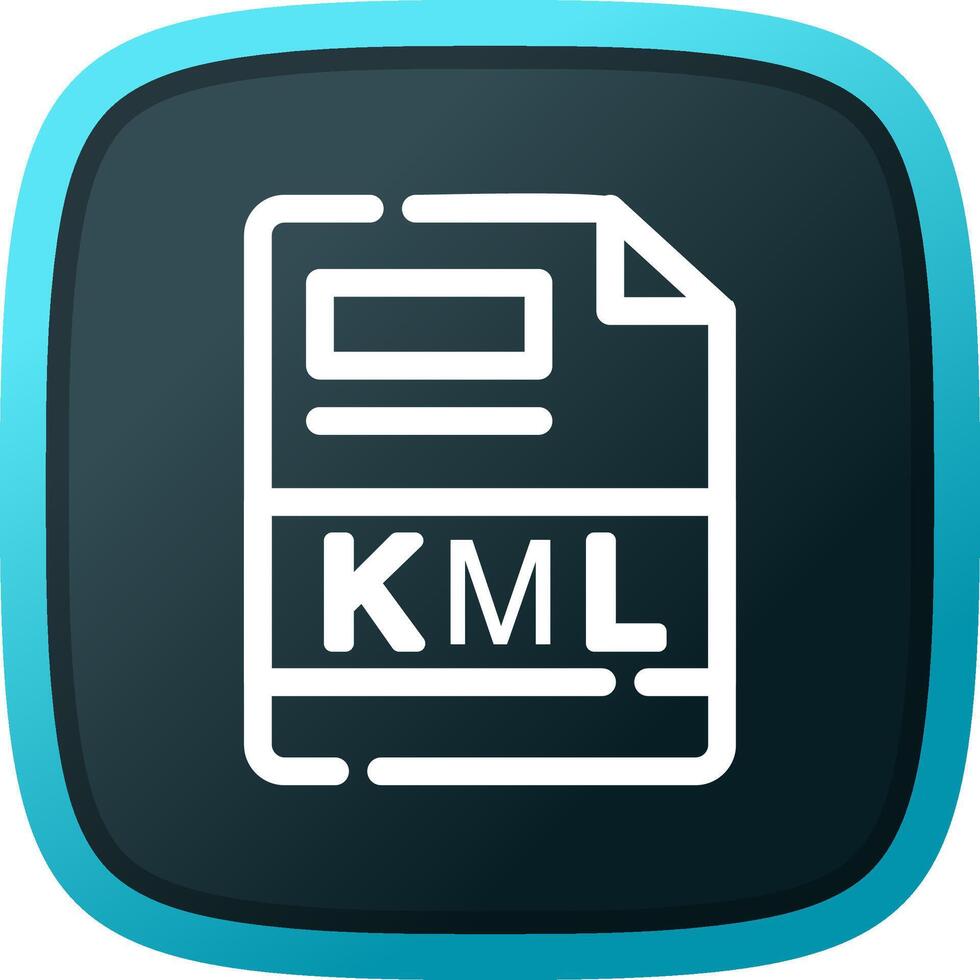 KML Creative Icon Design vector