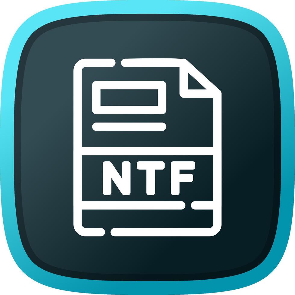NTF Creative Icon Design vector
