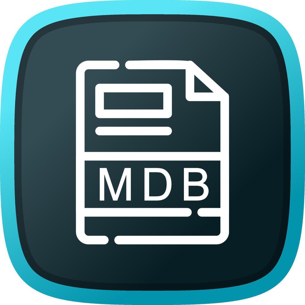 MDB Creative Icon Design vector