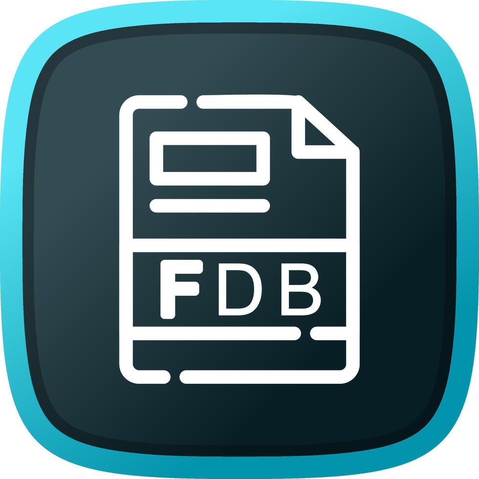 FDB Creative Icon Design vector