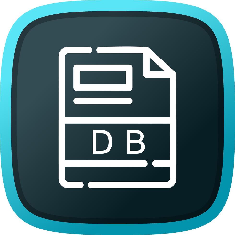DB Creative Icon Design vector