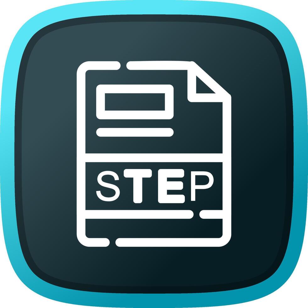 STEP Creative Icon Design vector