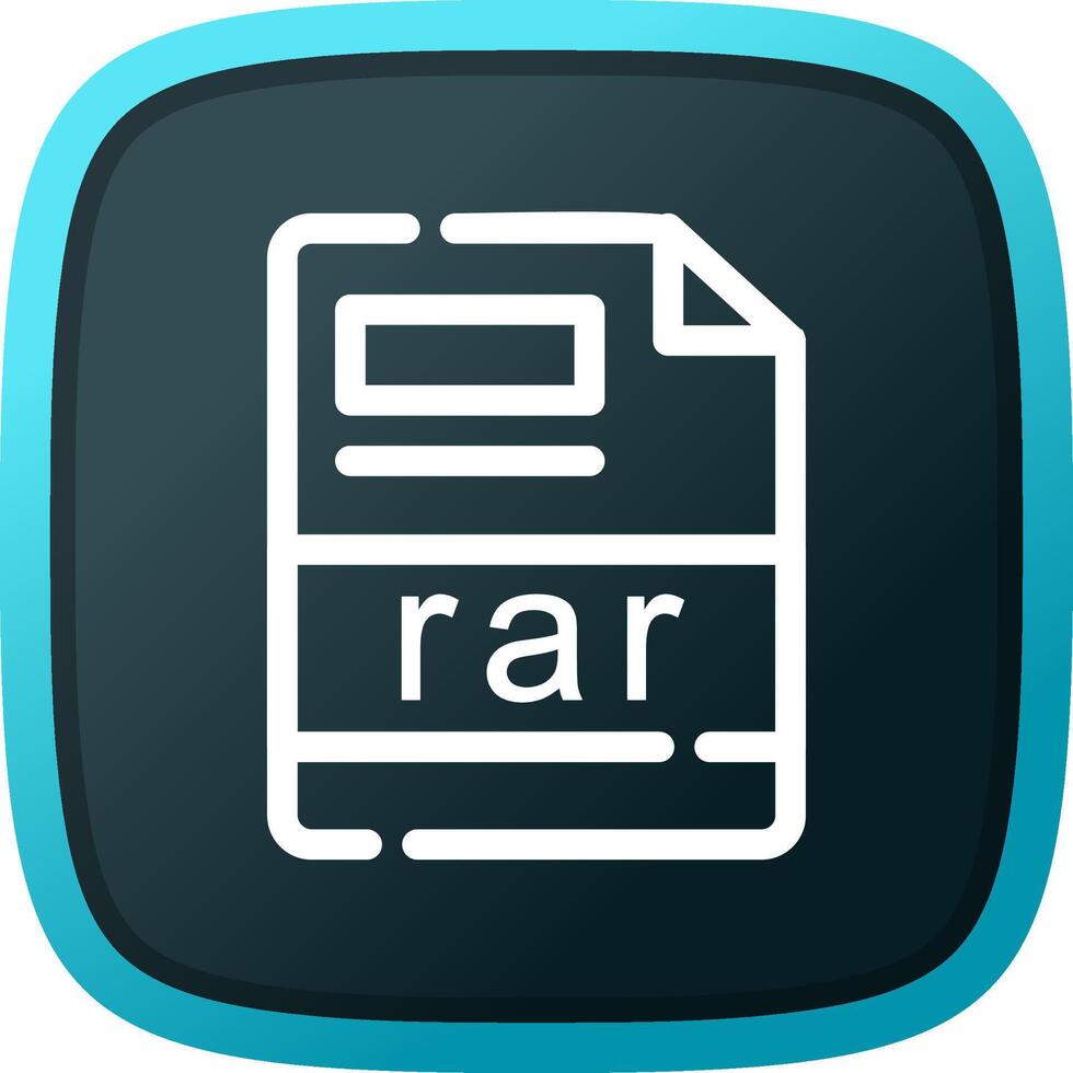 rar Creative Icon Design vector