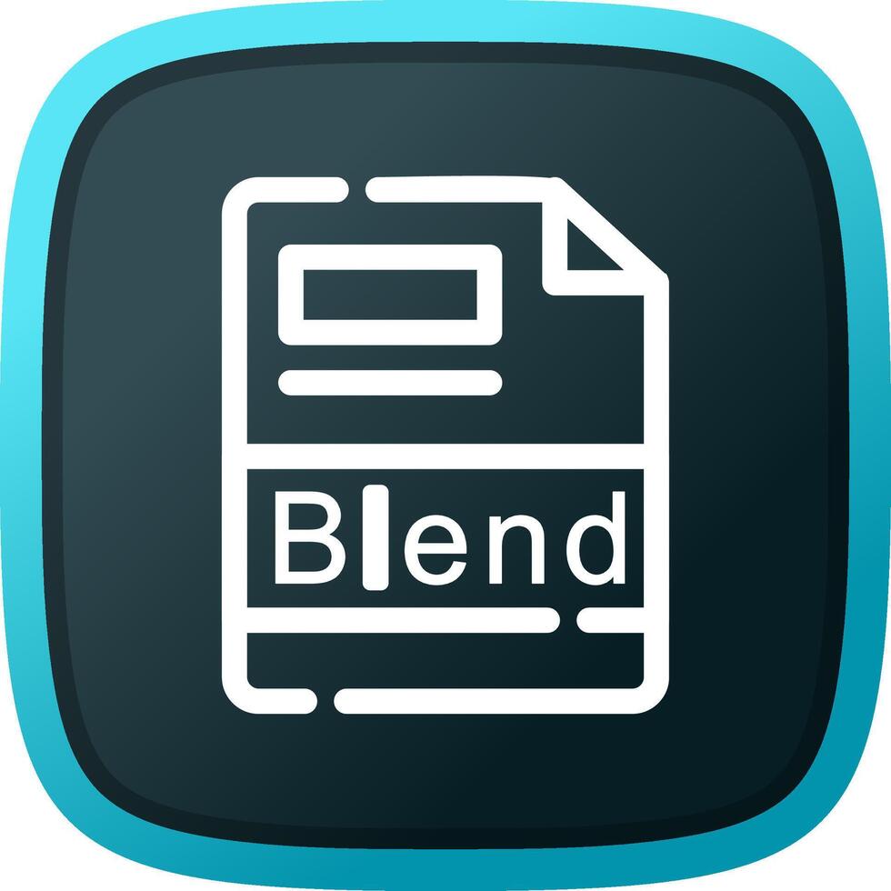 Blend Creative Icon Design vector