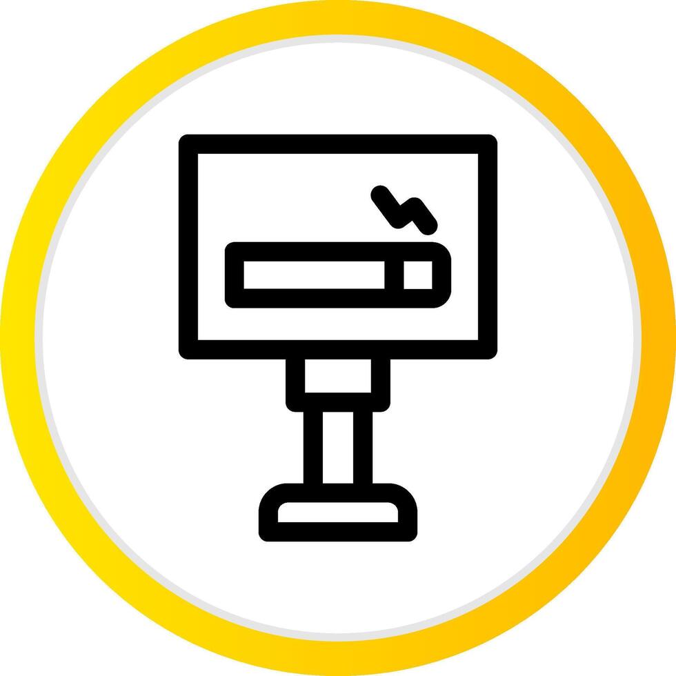 Smoking Area Creative Icon Design vector