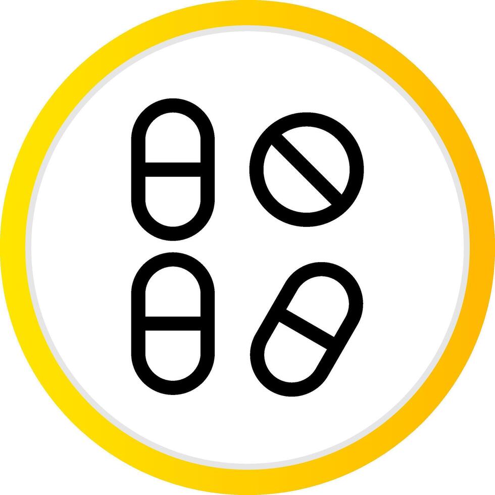 Pill Creative Icon Design vector