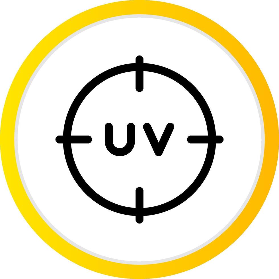 Uv Creative Icon Design vector