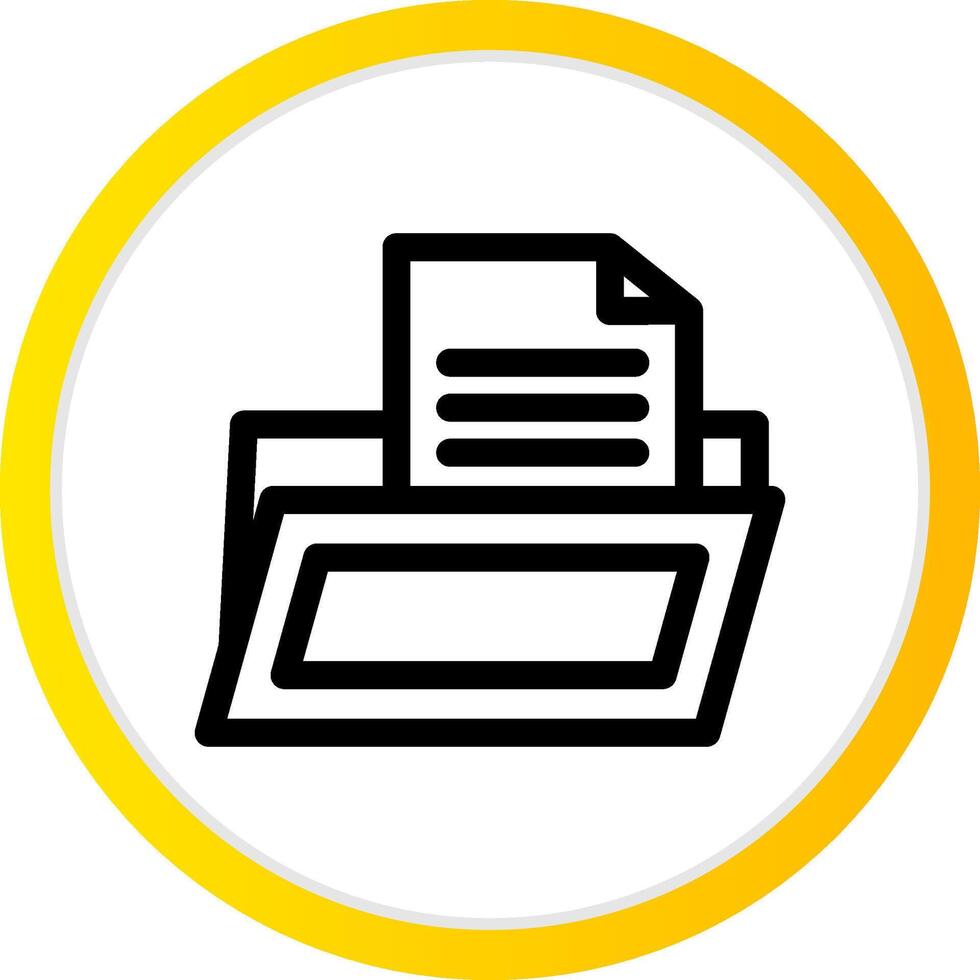Folder Creative Icon Design vector