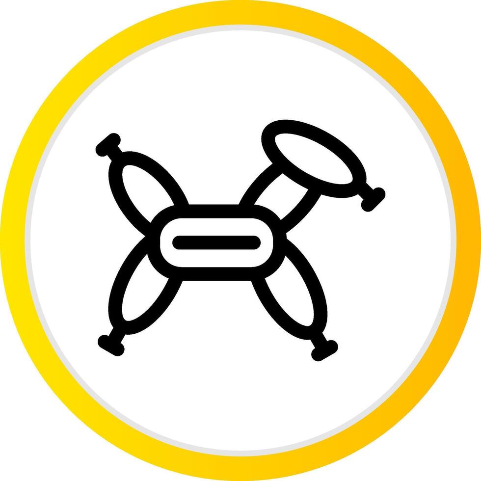 Balloon Modelling Creative Icon Design vector