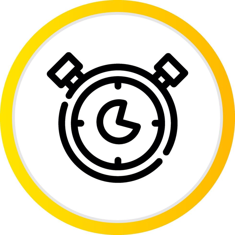 Stopwatch Creative Icon Design vector