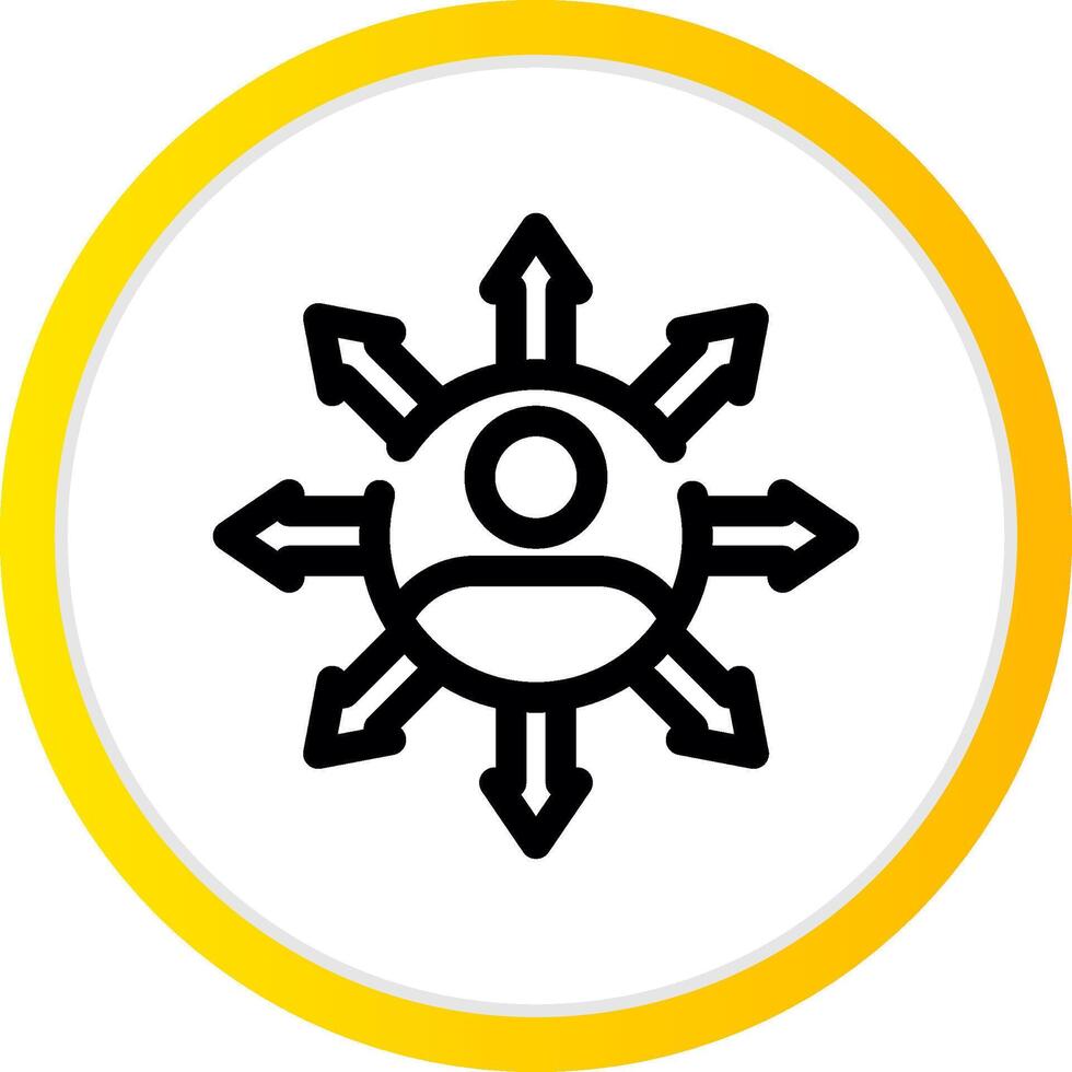 Influence Creative Icon Design vector