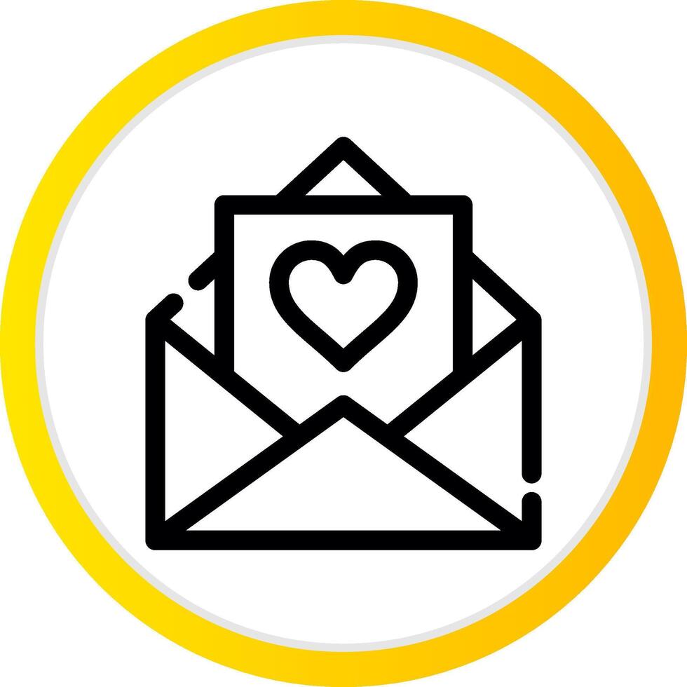 Love Letter Creative Icon Design vector