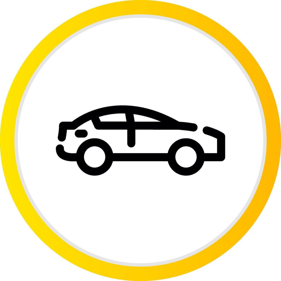 Sedan Creative Icon Design vector