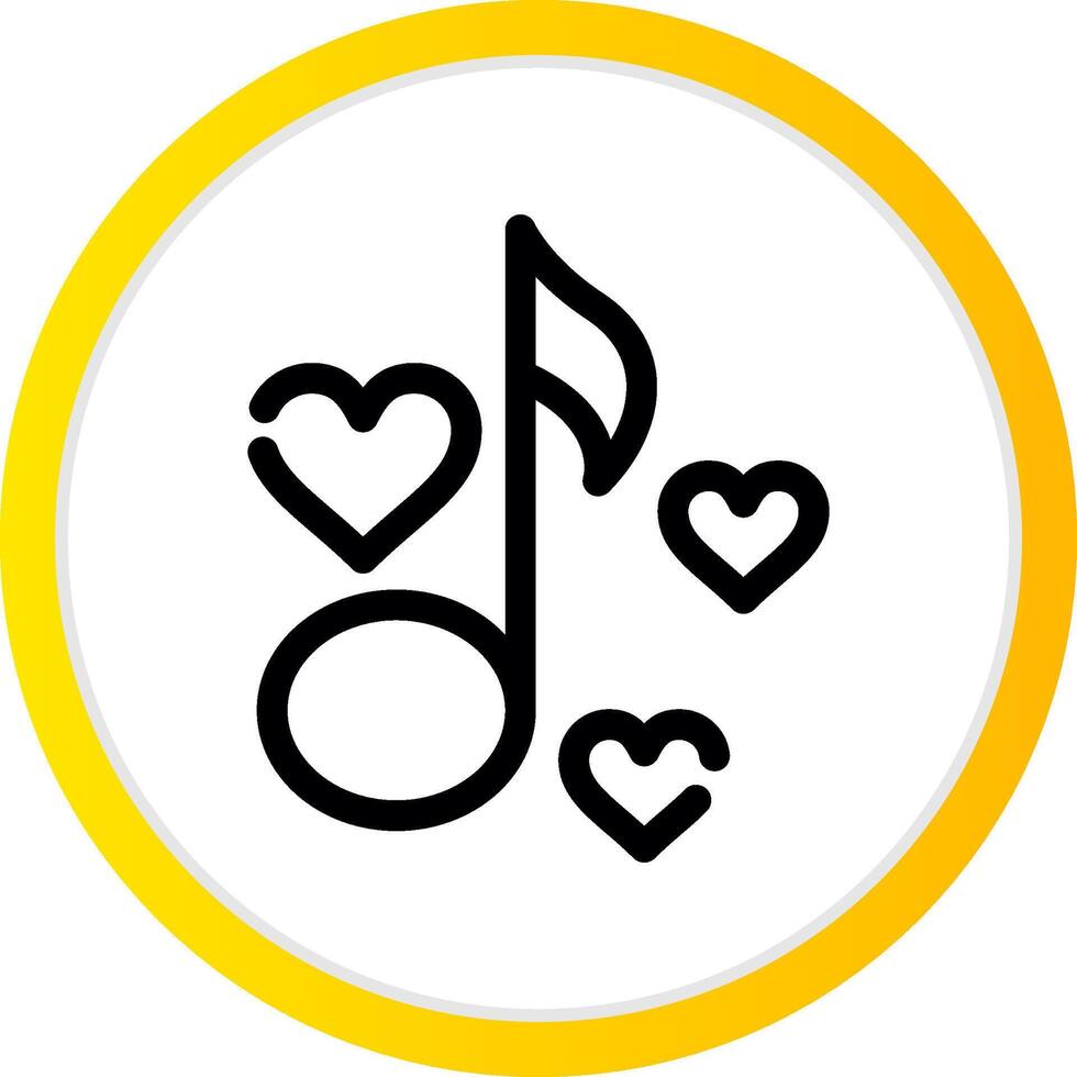 Love Song Creative Icon Design vector