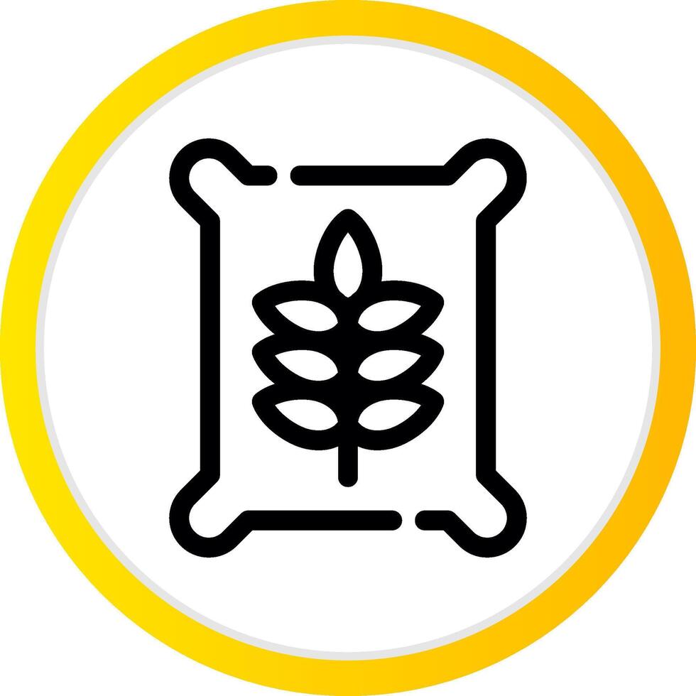 Seed Bag Creative Icon Design vector