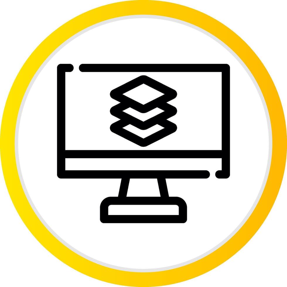 Layers Creative Icon Design vector
