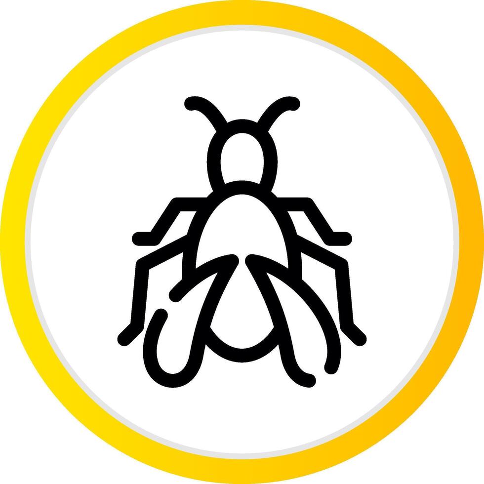 Bug Creative Icon Design vector